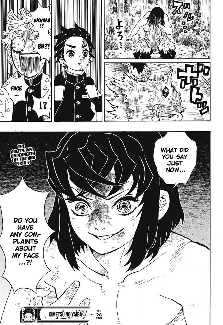 Kimetsu no Yaiba Chapter 26 page 19 - Chapter 26: Barehanded Fight