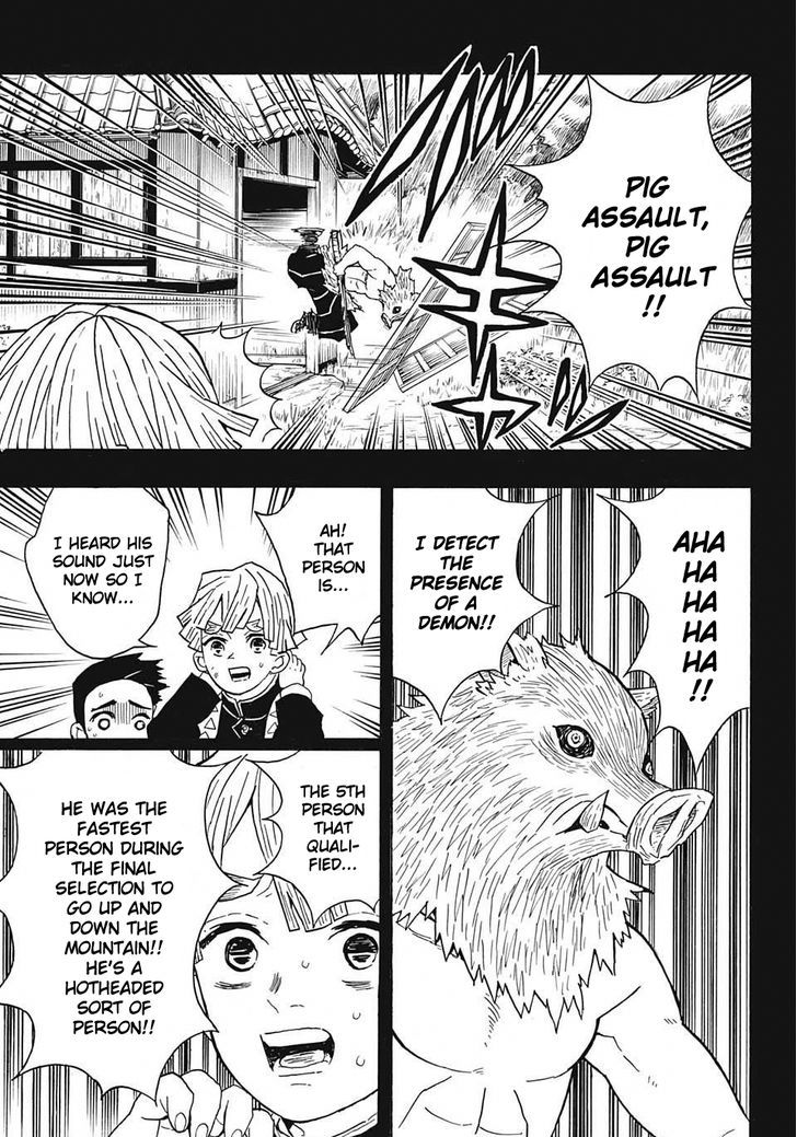 Kimetsu no Yaiba Chapter 26 page 3 - Chapter 26: Barehanded Fight