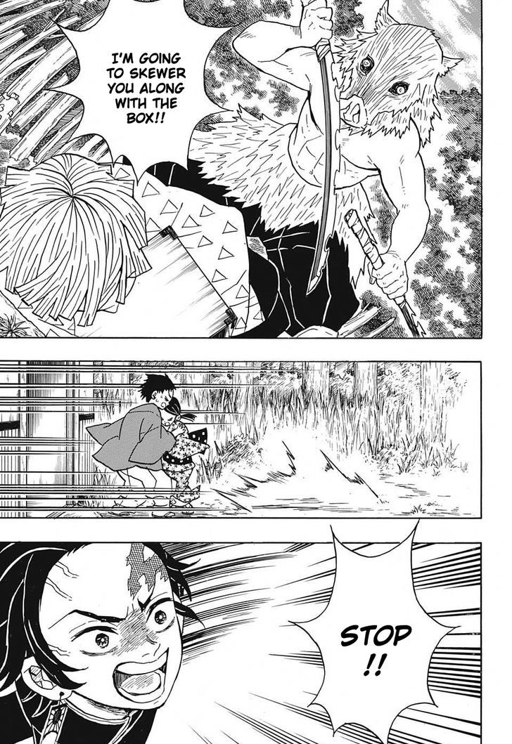 Kimetsu no Yaiba Chapter 26 page 9 - Chapter 26: Barehanded Fight