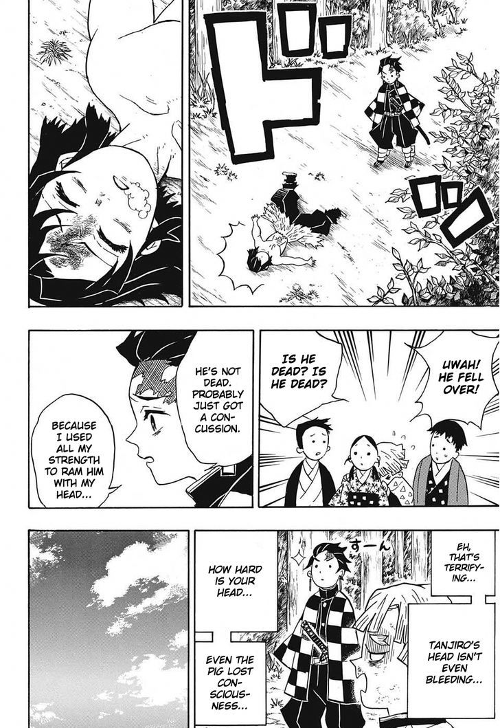Kimetsu no Yaiba Chapter 27 page 4 - Chapter 27: Inosuke Hashibira