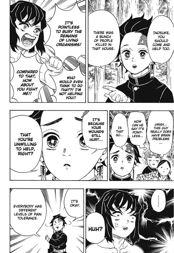 Kimetsu no Yaiba Chapter 27 page 6 - Chapter 27: Inosuke Hashibira