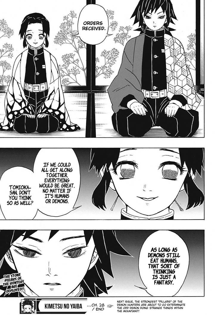Kimetsu no Yaiba Chapter 28 page 19 - Chapter 28: Urgent Summons