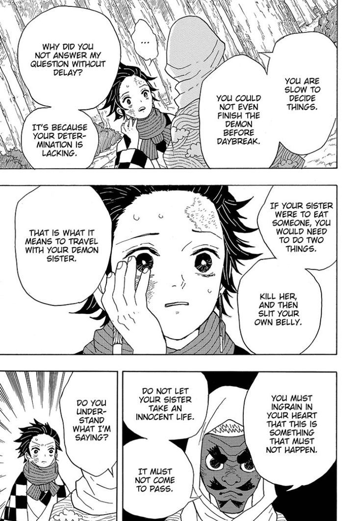 Kimetsu no Yaiba Chapter 3 page 11 - Chapter 3: Return by Dawn