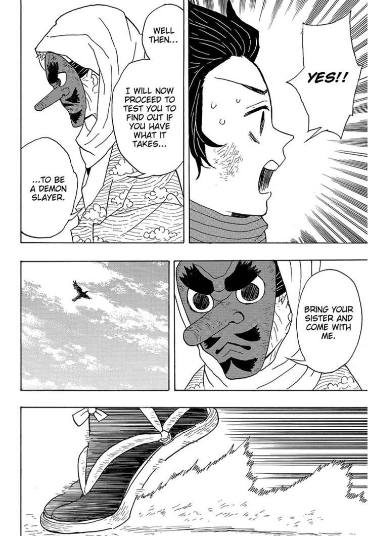 Kimetsu no Yaiba Chapter 3 page 12 - Chapter 3: Return by Dawn