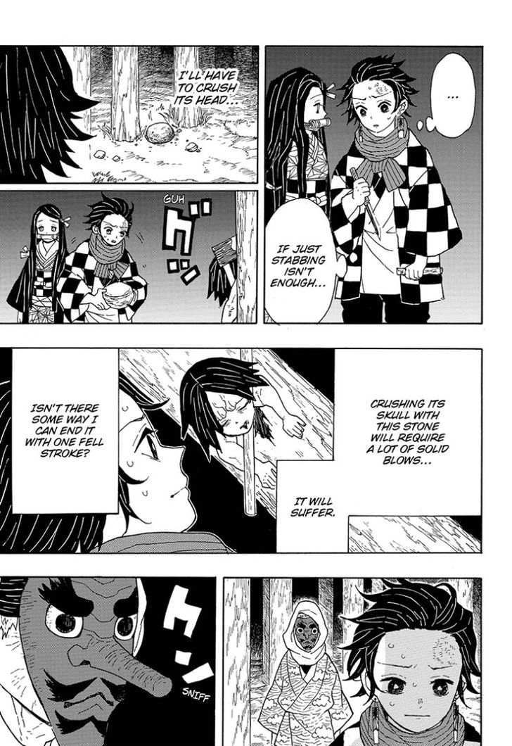Kimetsu no Yaiba Chapter 3 page 5 - Chapter 3: Return by Dawn