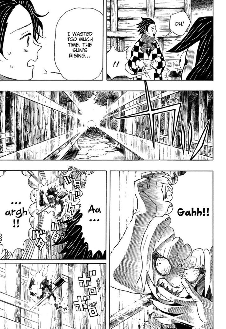 Kimetsu no Yaiba Chapter 3 page 7 - Chapter 3: Return by Dawn