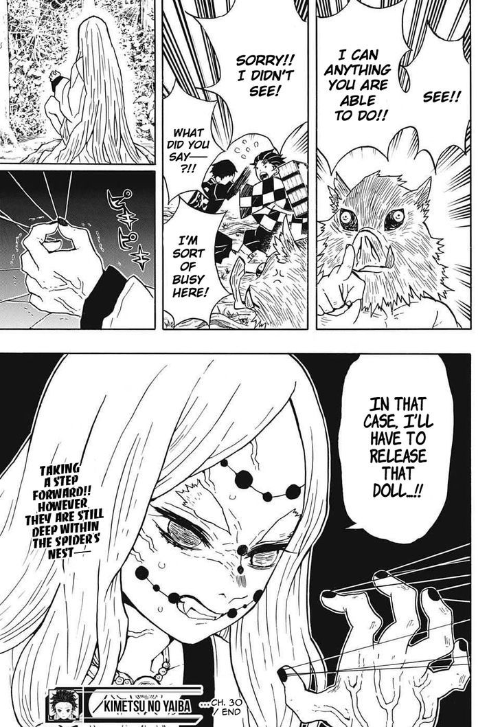 Kimetsu no Yaiba Chapter 30 page 19 - Chapter 30: Marionettes