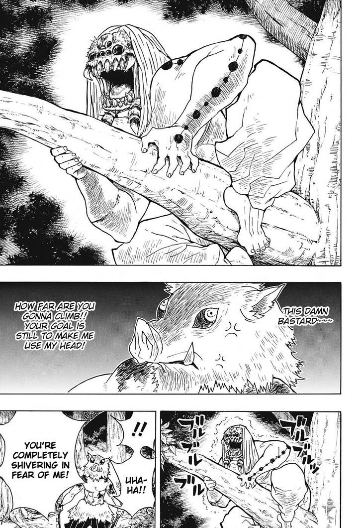 Kimetsu no Yaiba Chapter 36 page 17 - Chapter 36: This Is Bad!