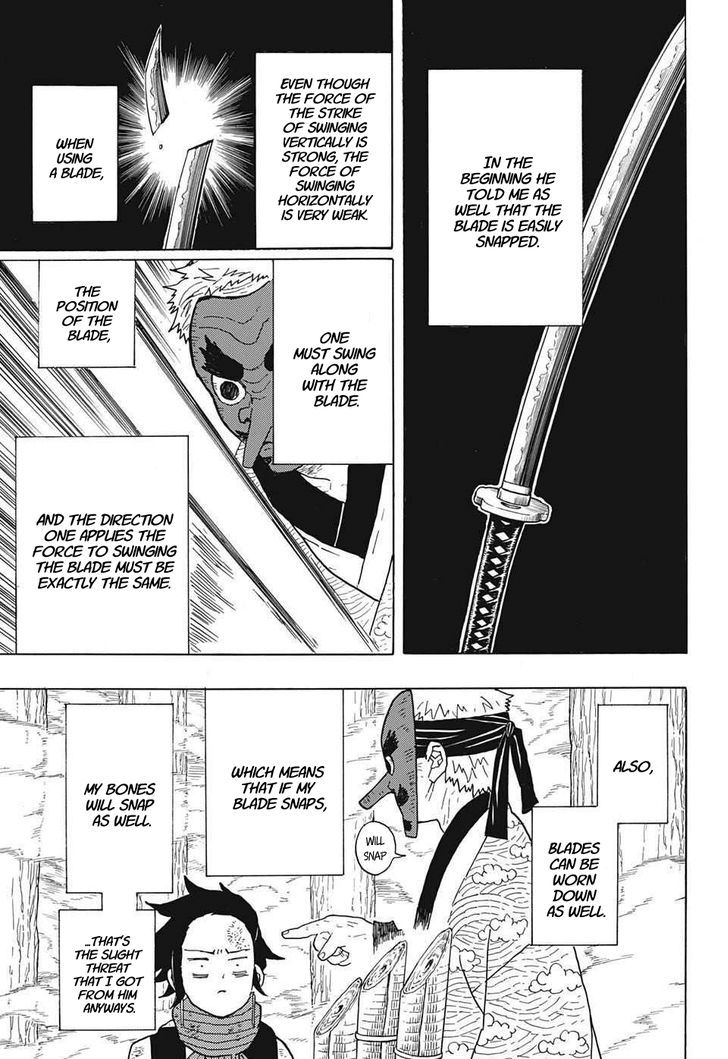 Kimetsu no Yaiba Chapter 4 page 7 - Chapter 4: Tanjiro's Journal, Part 1