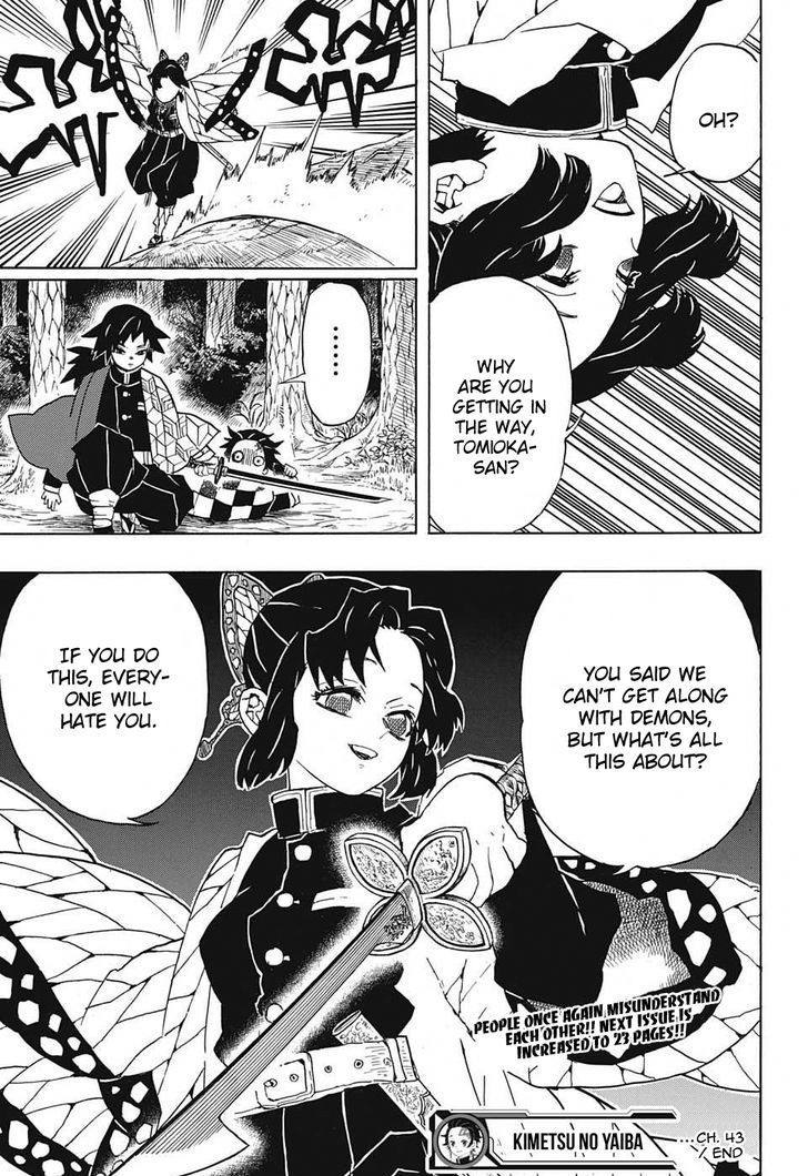 Kimetsu no Yaiba Chapter 43 page 19 - Chapter 43: To Hell