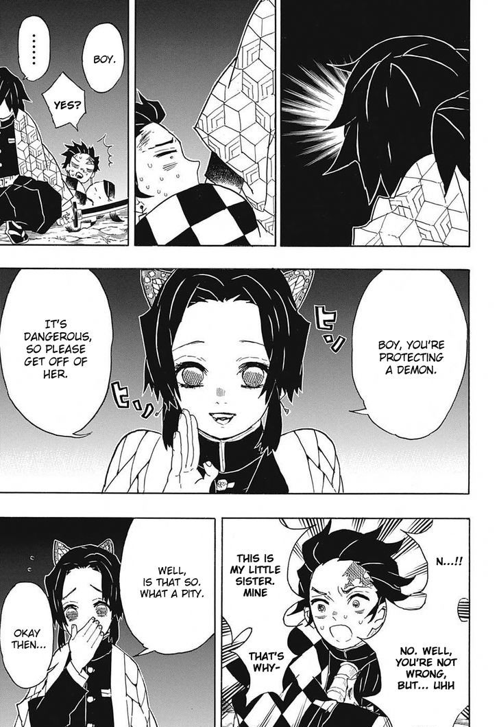 Kimetsu no Yaiba Chapter 44 page 5 - Chapter 44: Against Corps Rules