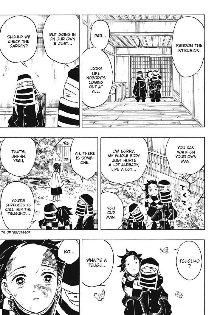 Kimetsu no Yaiba Chapter 48 page 7 - Chapter 48: Butterfly Mansion
