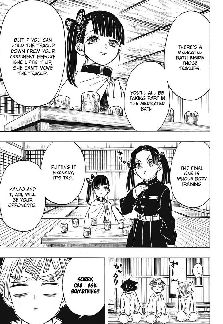 Kimetsu no Yaiba Chapter 49 page 5 - Chapter 49: Rehabilitation Training, Part 1