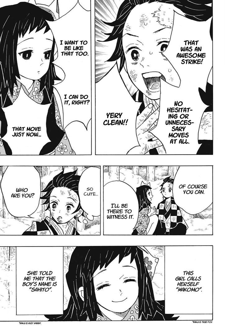 Kimetsu no Yaiba Chapter 5 page 11 - Chapter 5: Tanjiro's Journal, Part 2
