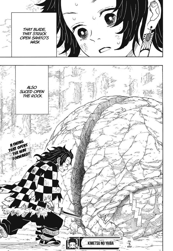 Kimetsu no Yaiba Chapter 5 page 19 - Chapter 5: Tanjiro's Journal, Part 2