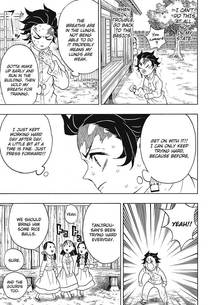 Kimetsu no Yaiba Chapter 50 page 3 - Chapter 50: Rehabilitation Training, Part 2