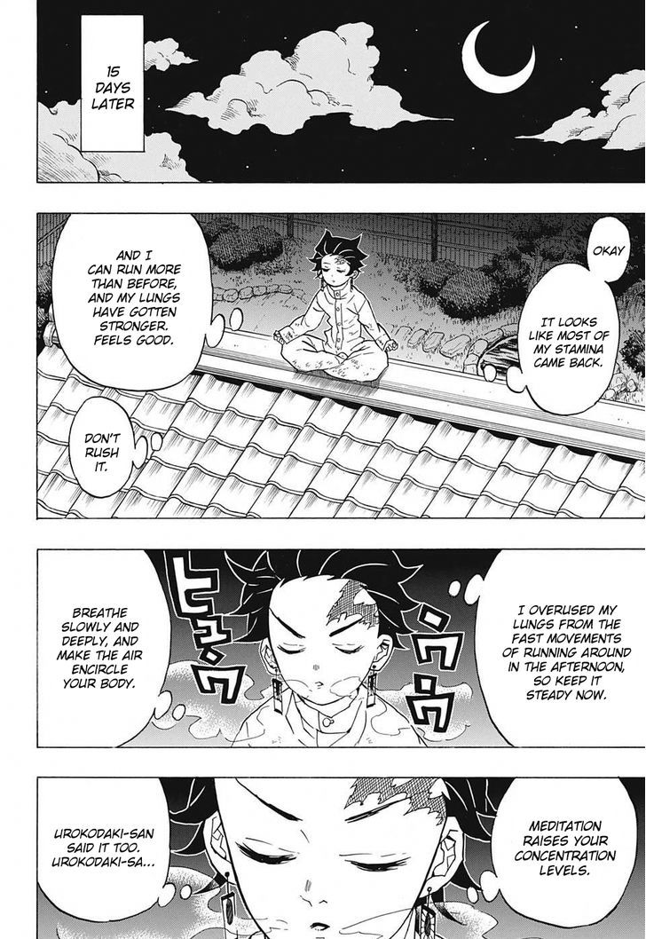 Kimetsu no Yaiba Chapter 50 page 6 - Chapter 50: Rehabilitation Training, Part 2