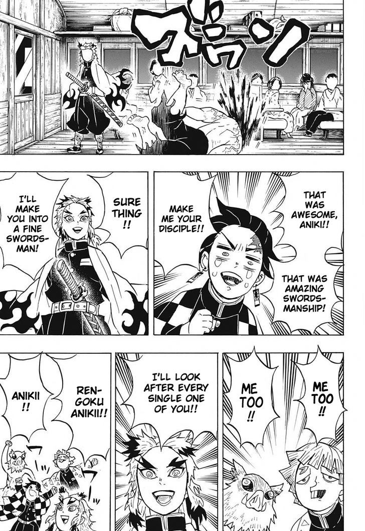 Kimetsu no Yaiba Chapter 54 page 17 - Chapter 54: Good Evening, Rengoku