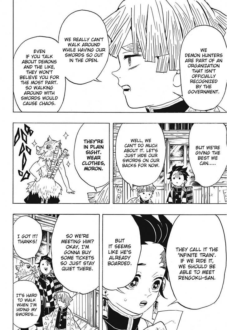 Kimetsu no Yaiba Chapter 54 page 4 - Chapter 54: Good Evening, Rengoku