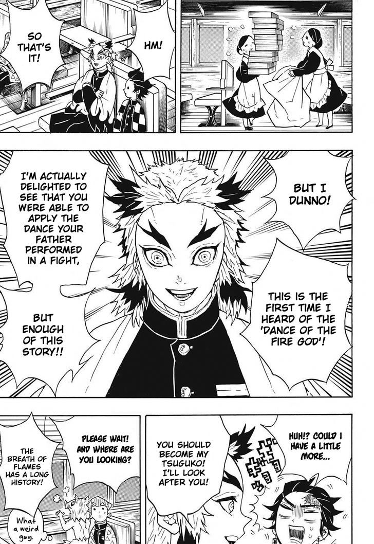Kimetsu no Yaiba Chapter 54 page 7 - Chapter 54: Good Evening, Rengoku