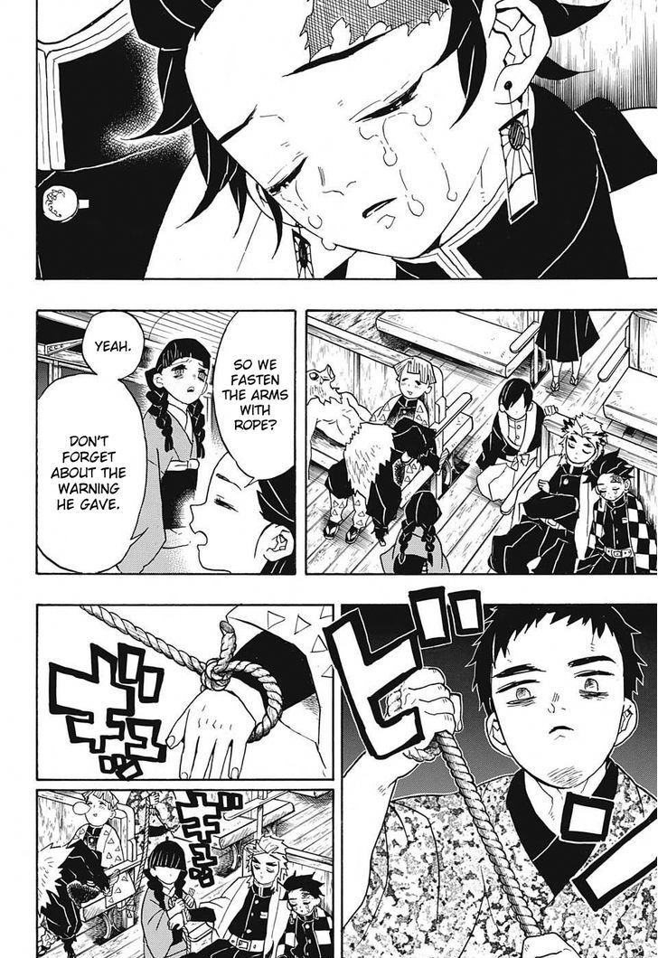 Kimetsu no Yaiba Chapter 55 page 16 - Chapter 55: Train of Infinite Dreams
