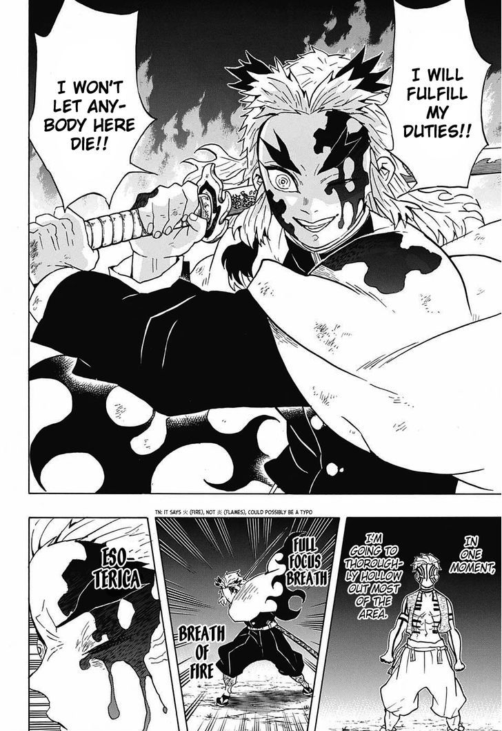 Kimetsu no Yaiba Chapter 64 page 6 - Chapter 64: The Strength of the Hashira