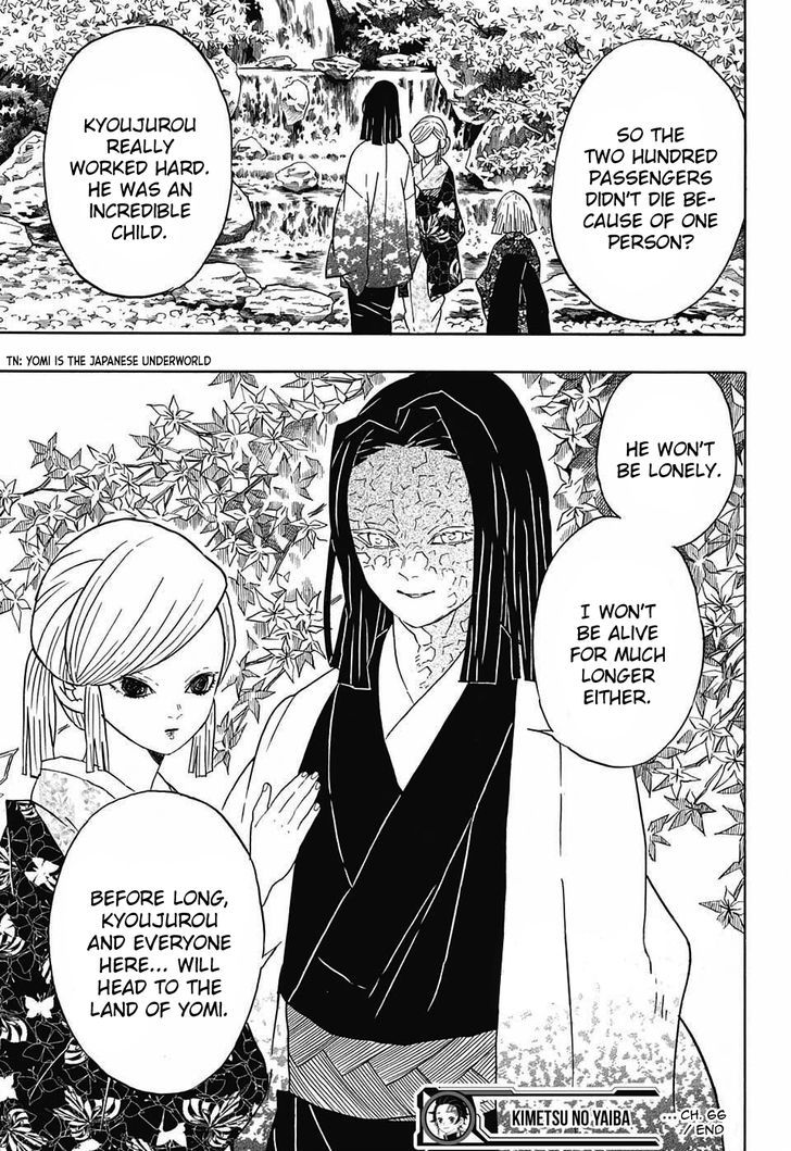 Kimetsu no Yaiba Chapter 66 page 21 - Chapter 66: Scattering into Dawn