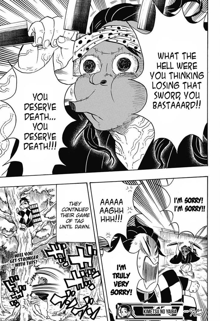 Kimetsu no Yaiba Chapter 69 page 19 - Chapter 69: Move Forward—Even if Just a Little