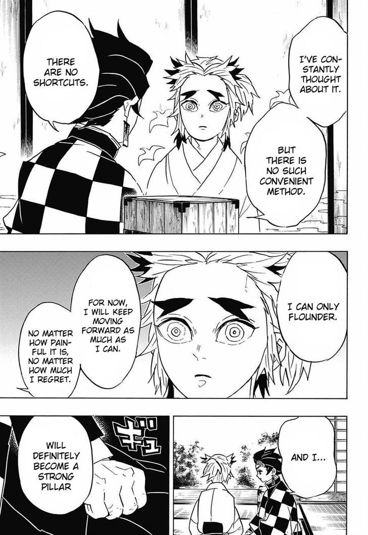 Kimetsu no Yaiba Chapter 69 page 5 - Chapter 69: Move Forward—Even if Just a Little