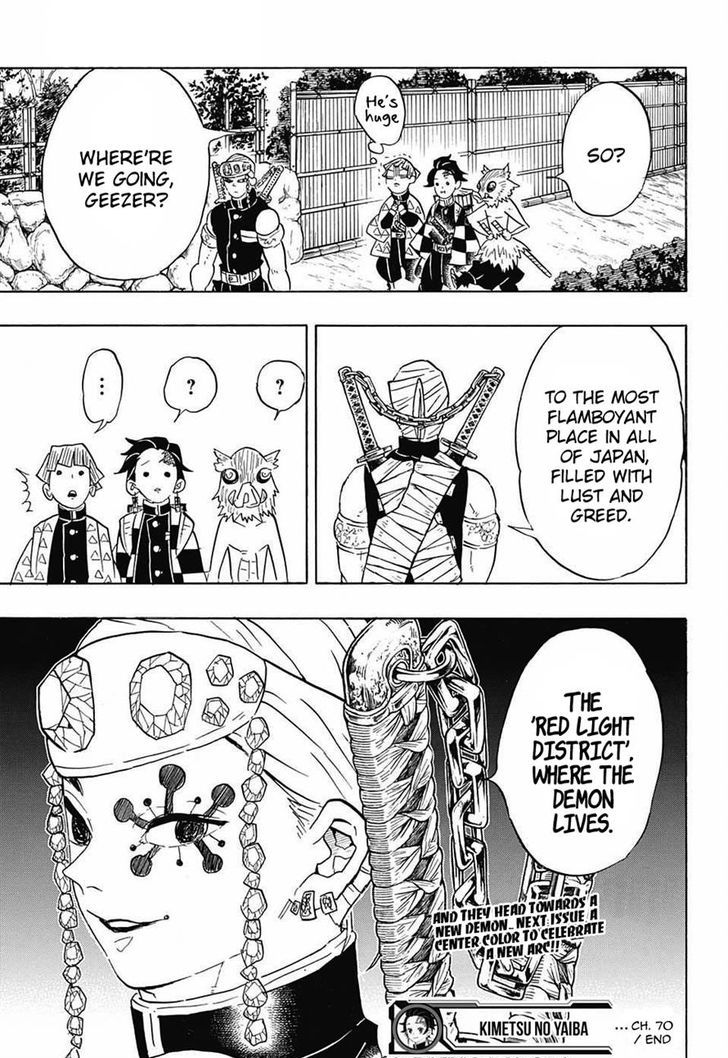 Kimetsu no Yaiba Chapter 70 page 19 - Chapter 70: Kidnapper