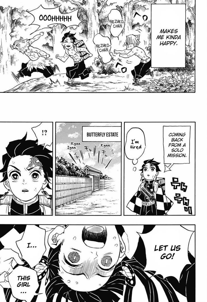 Kimetsu no Yaiba Chapter 70 page 3 - Chapter 70: Kidnapper
