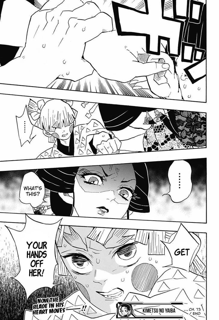 Kimetsu no Yaiba Chapter 73 page 19 - Chapter 73: The Chase