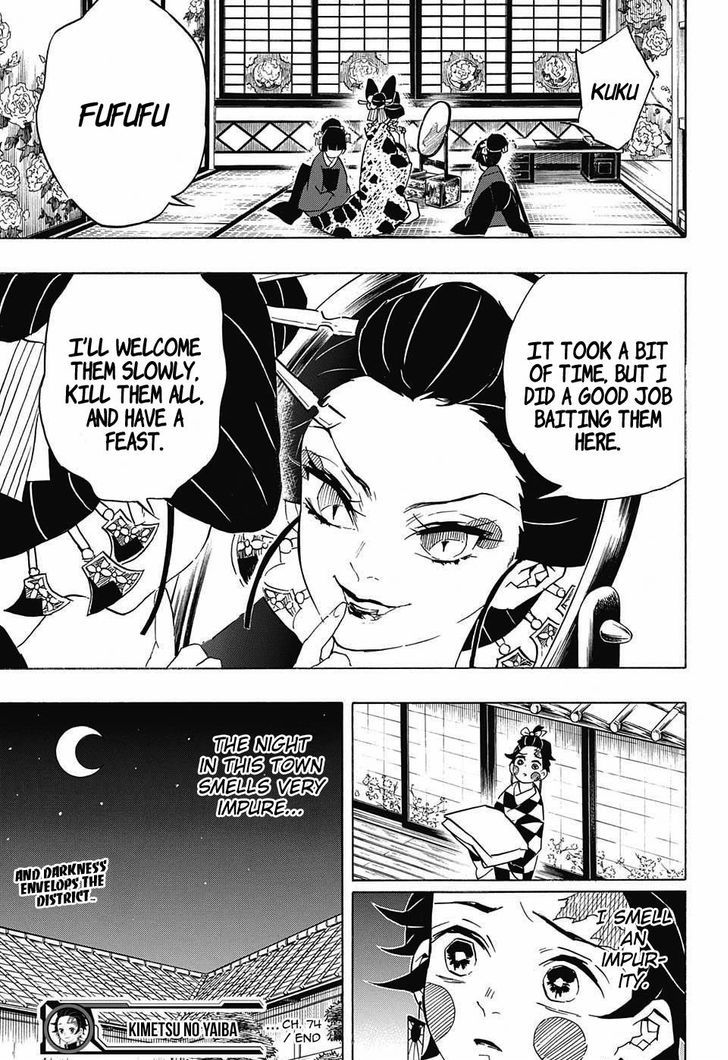 Kimetsu no Yaiba Chapter 74 page 19 - Chapter 74: Daki