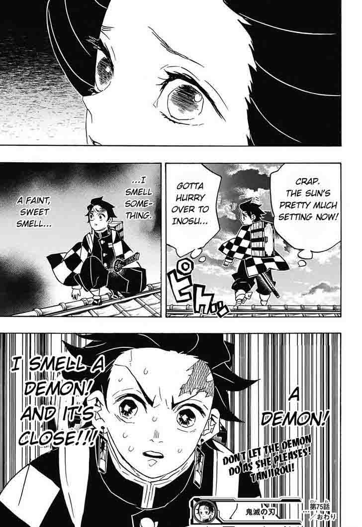 Kimetsu no Yaiba Chapter 75 page 19 - Chapter 75: Various Feelings