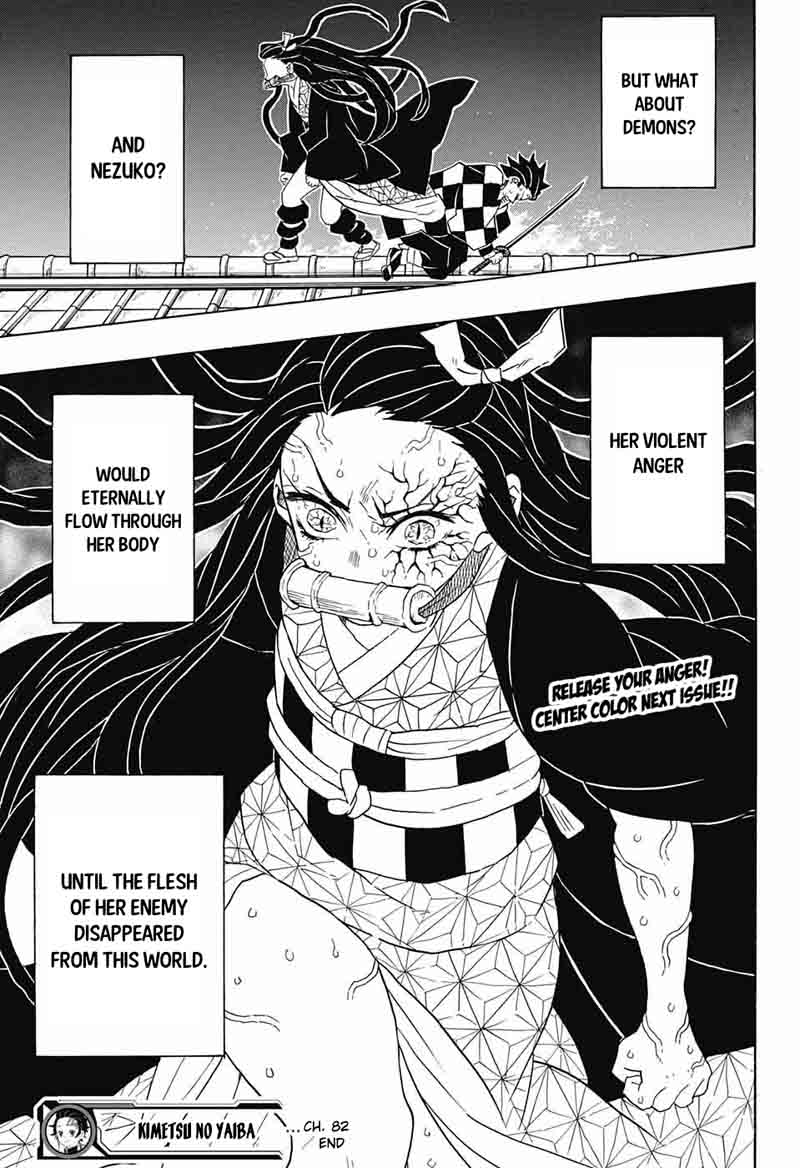 Kimetsu no Yaiba Chapter 82 page 19 - Chapter 82: Human and Demon