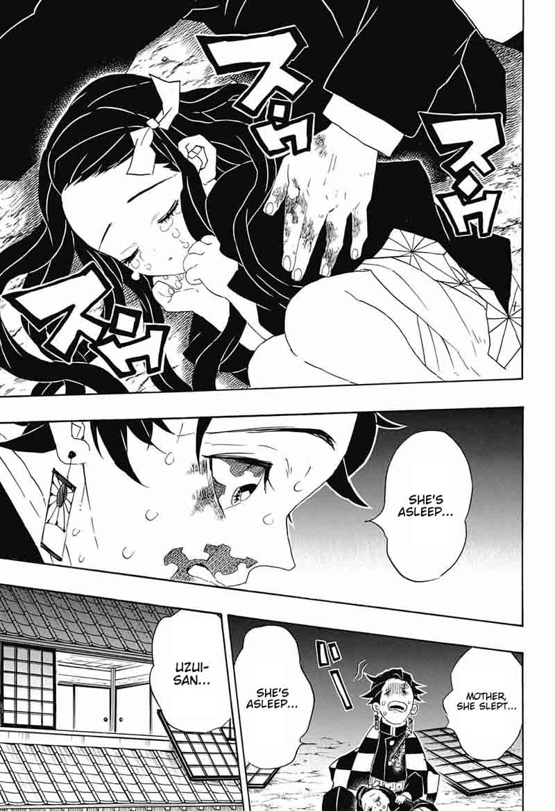 Kimetsu no Yaiba Chapter 85 page 9 - Chapter 85: Weeping