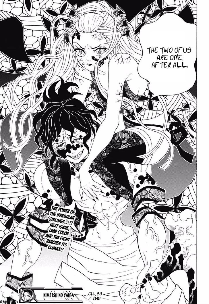 Kimetsu no Yaiba Chapter 86 page 19 - Chapter 86: Gyutaro