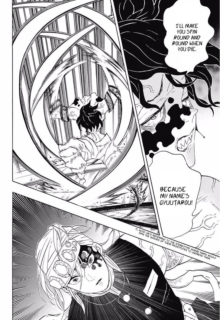 Kimetsu no Yaiba Chapter 86 page 6 - Chapter 86: Gyutaro