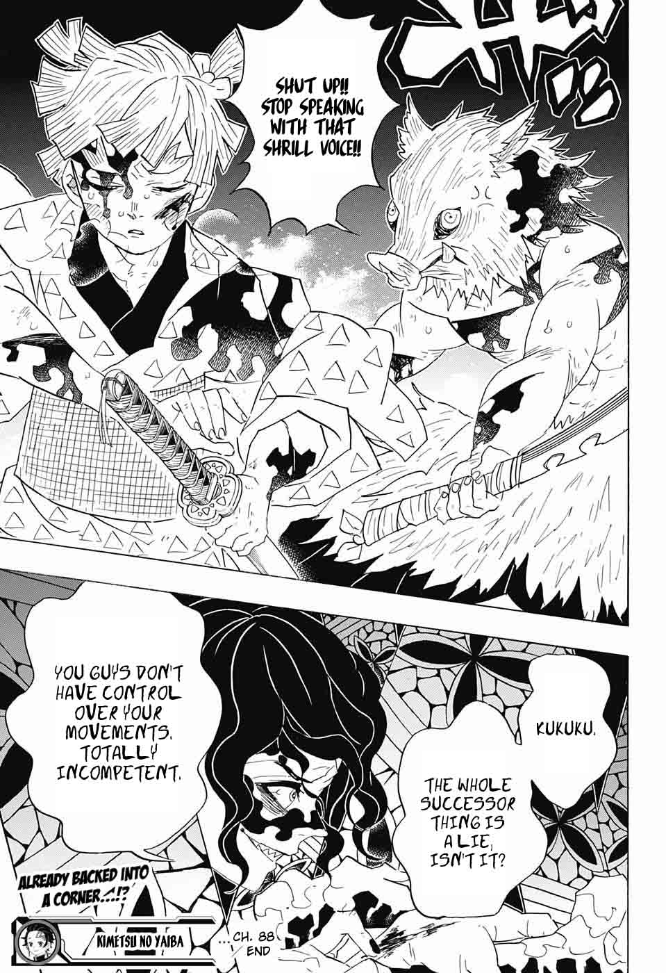 Kimetsu no Yaiba Chapter 88 page 19 - Chapter 88: How to Defeat Them