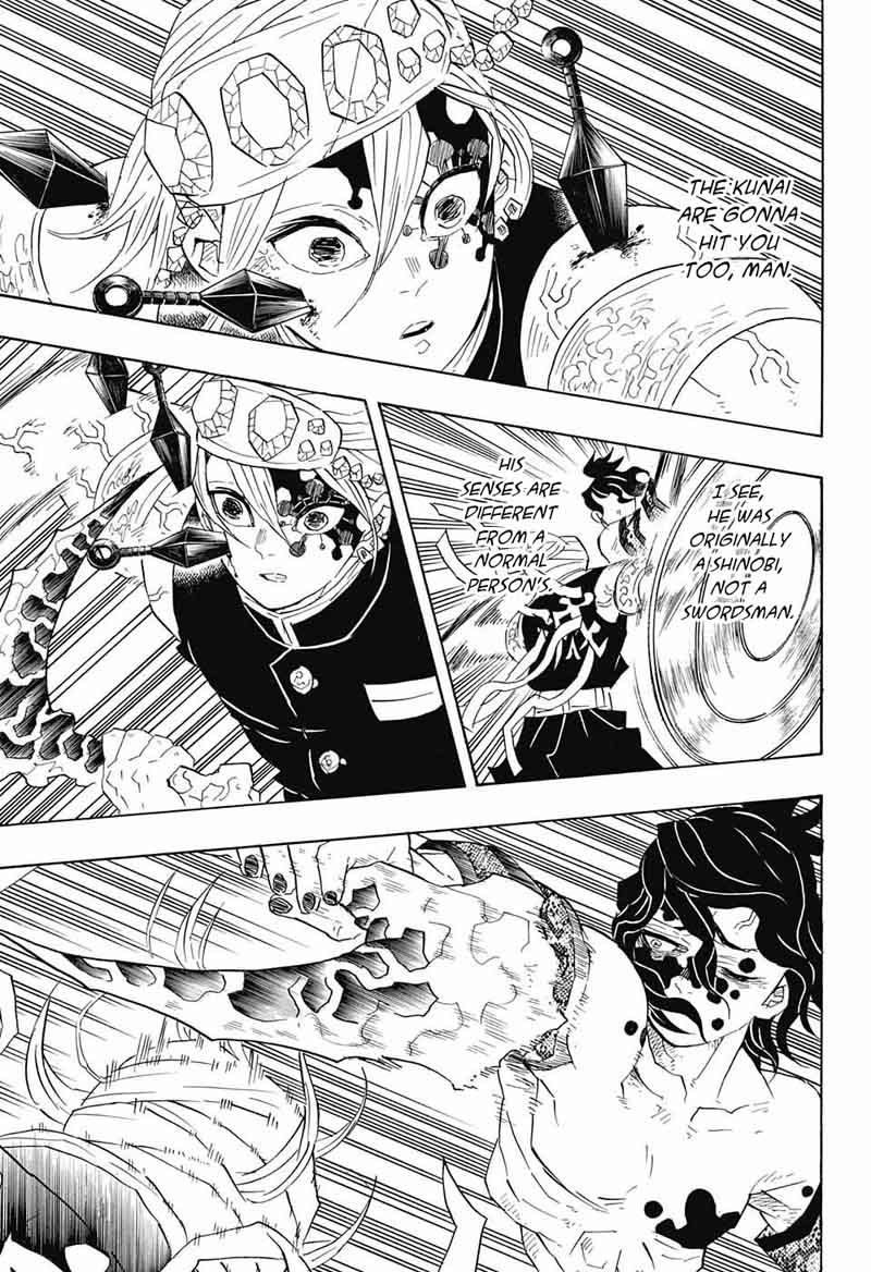 Kimetsu no Yaiba Chapter 89 page 17 - Chapter 89: A Close Fight