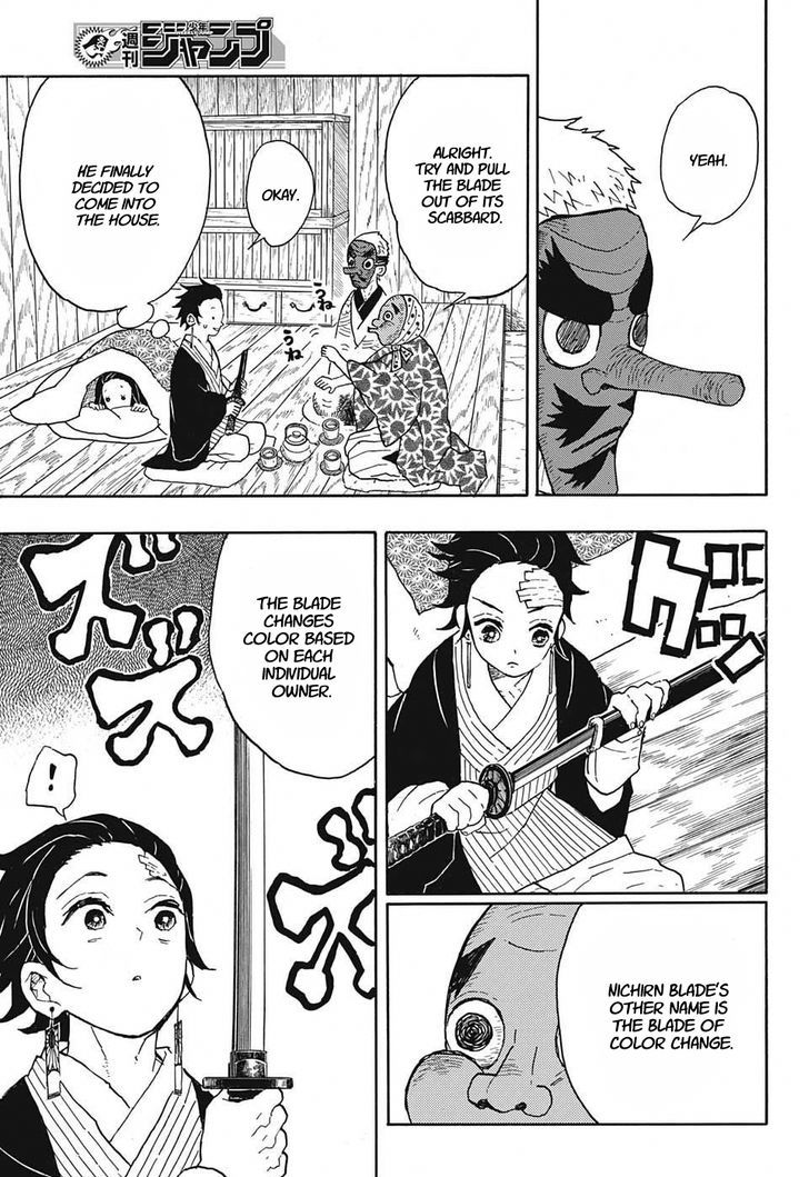 Kimetsu no Yaiba Chapter 9 page 15 - Chapter 9: Welcome Back