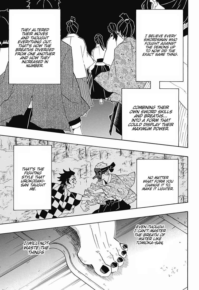 Kimetsu no Yaiba Chapter 90 page 17 - Chapter 90: Grateful