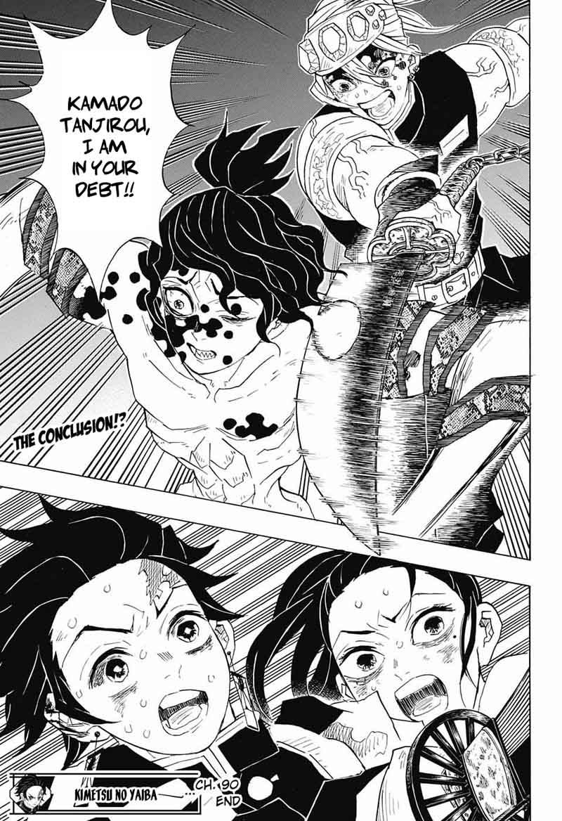 Kimetsu no Yaiba Chapter 90 page 19 - Chapter 90: Grateful