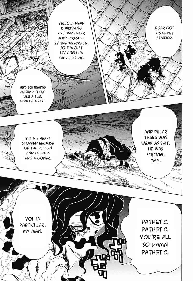 Kimetsu no Yaiba Chapter 92 page 11 - Chapter 92: Worm, Simpleton, Stupid Coward