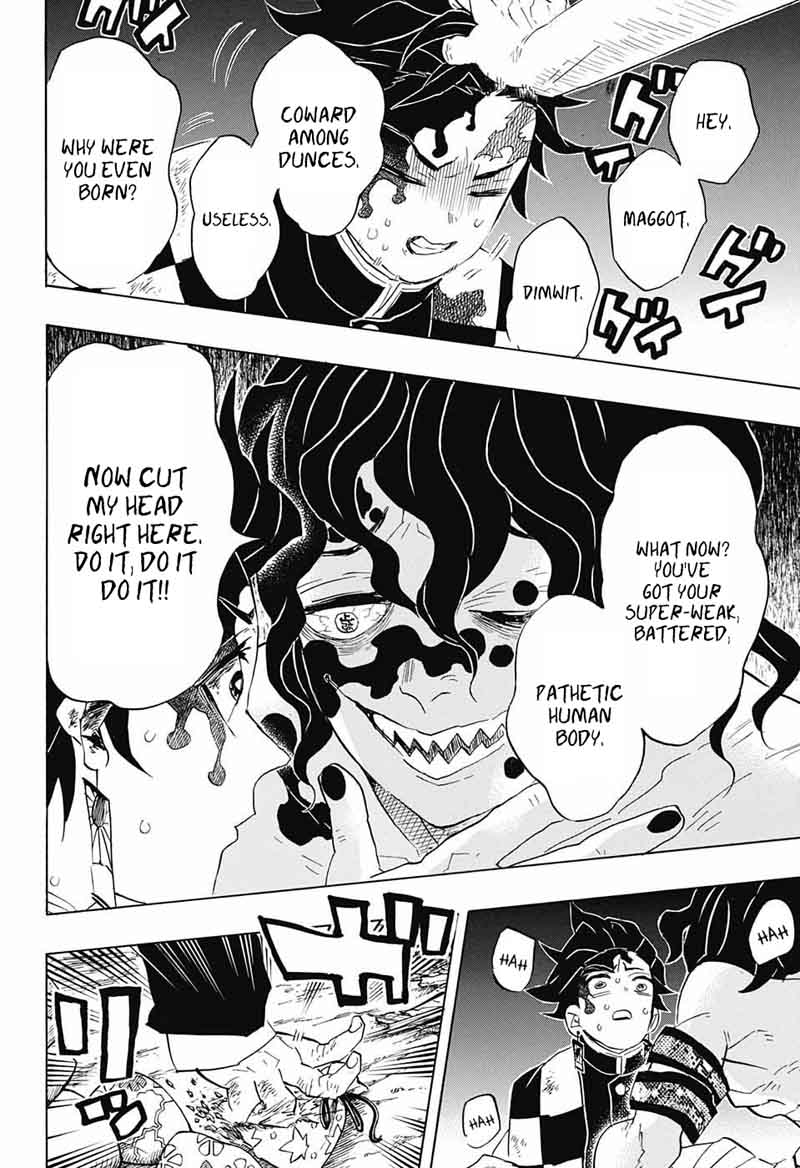 Kimetsu no Yaiba Chapter 92 page 14 - Chapter 92: Worm, Simpleton, Stupid Coward