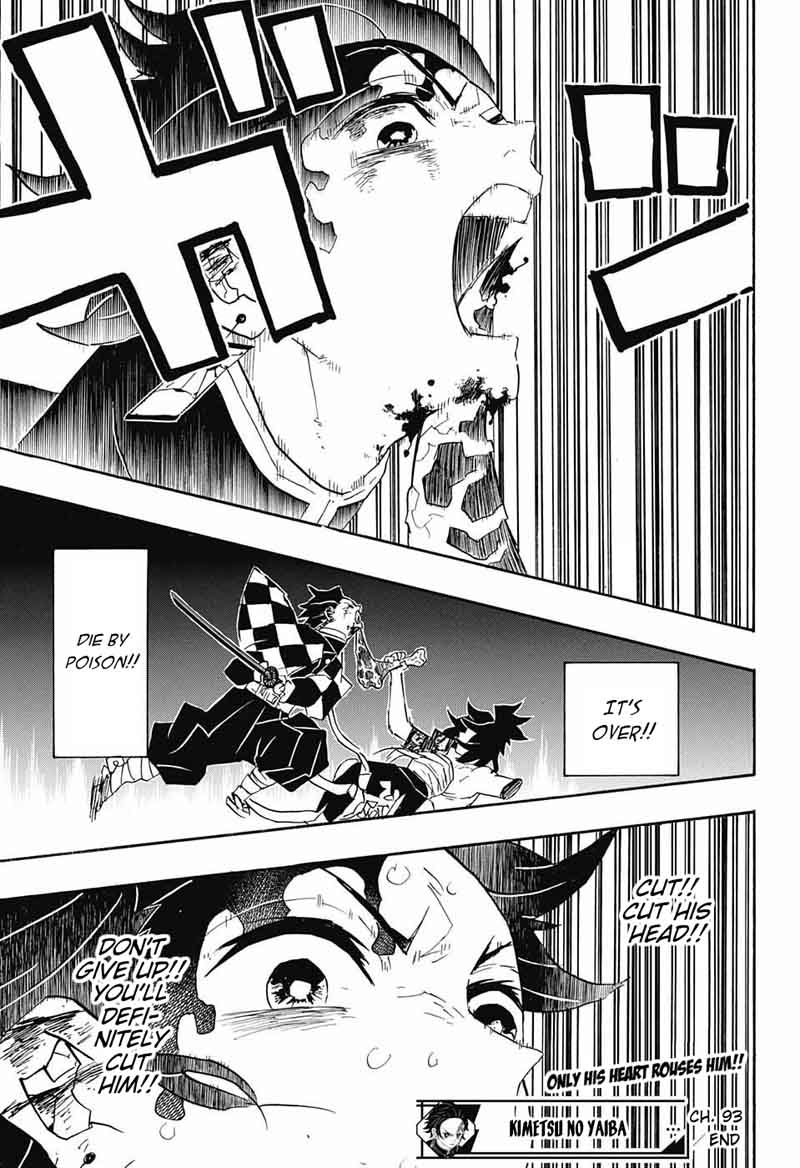 Kimetsu no Yaiba Chapter 93 page 19 - Chapter 93: Never Give Up