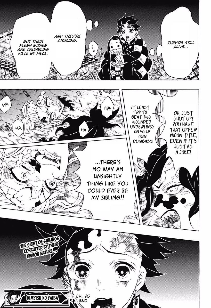 Kimetsu no Yaiba Chapter 95 page 19 - Chapter 95: Final Moments