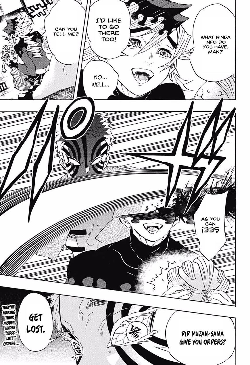 Kimetsu no Yaiba Chapter 98 page 19 - Chapter 98: The Upper Ranks Gather