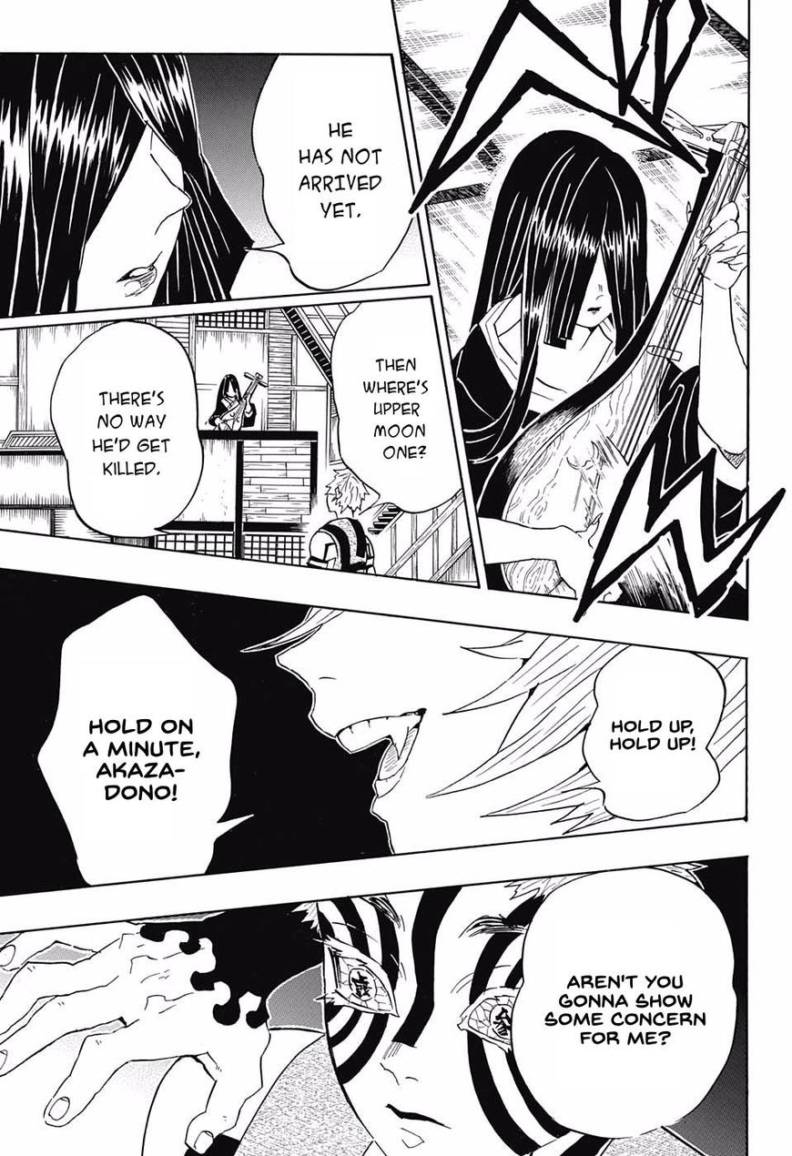 Kimetsu no Yaiba Chapter 98 page 5 - Chapter 98: The Upper Ranks Gather