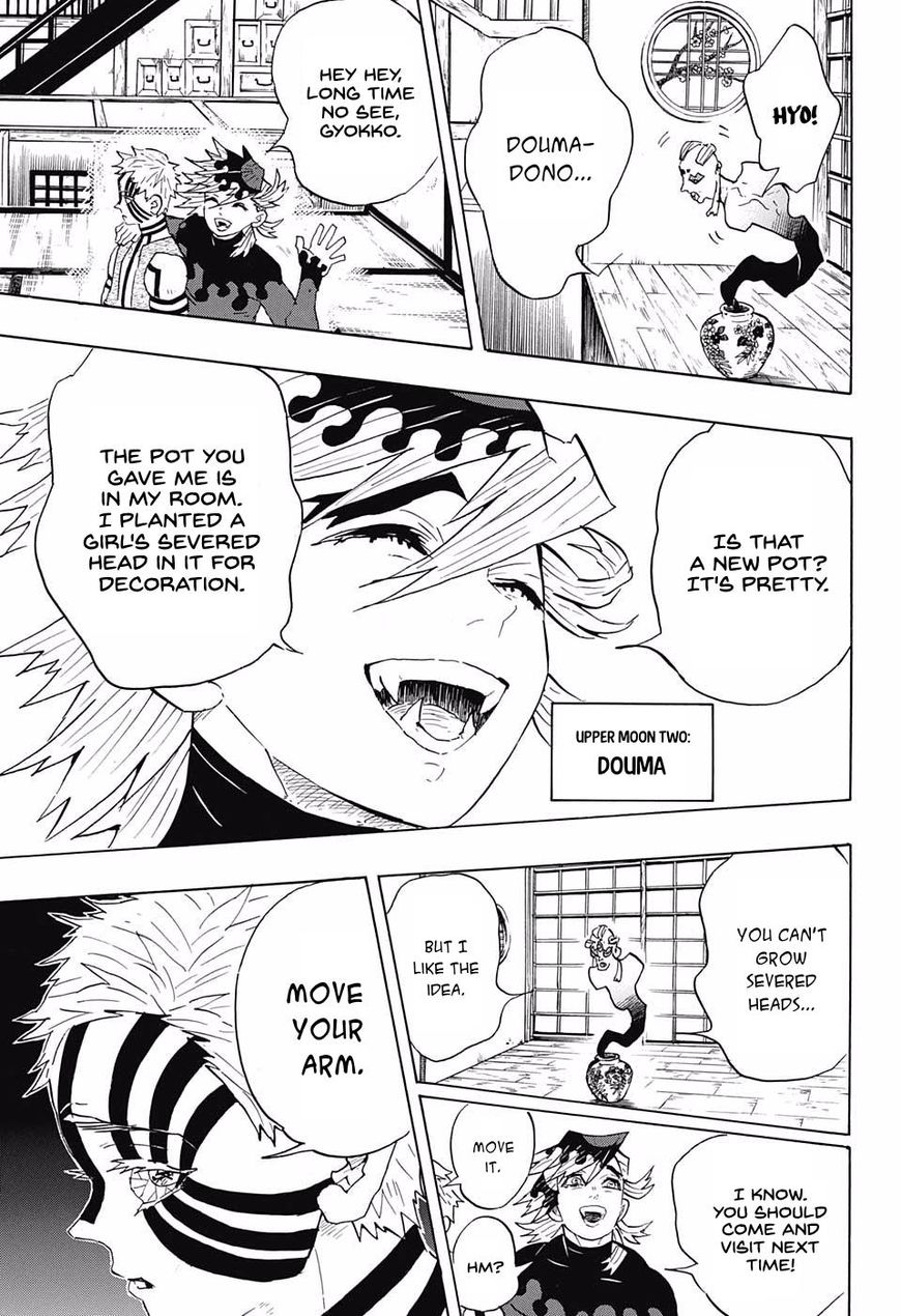 Kimetsu no Yaiba Chapter 98 page 7 - Chapter 98: The Upper Ranks Gather
